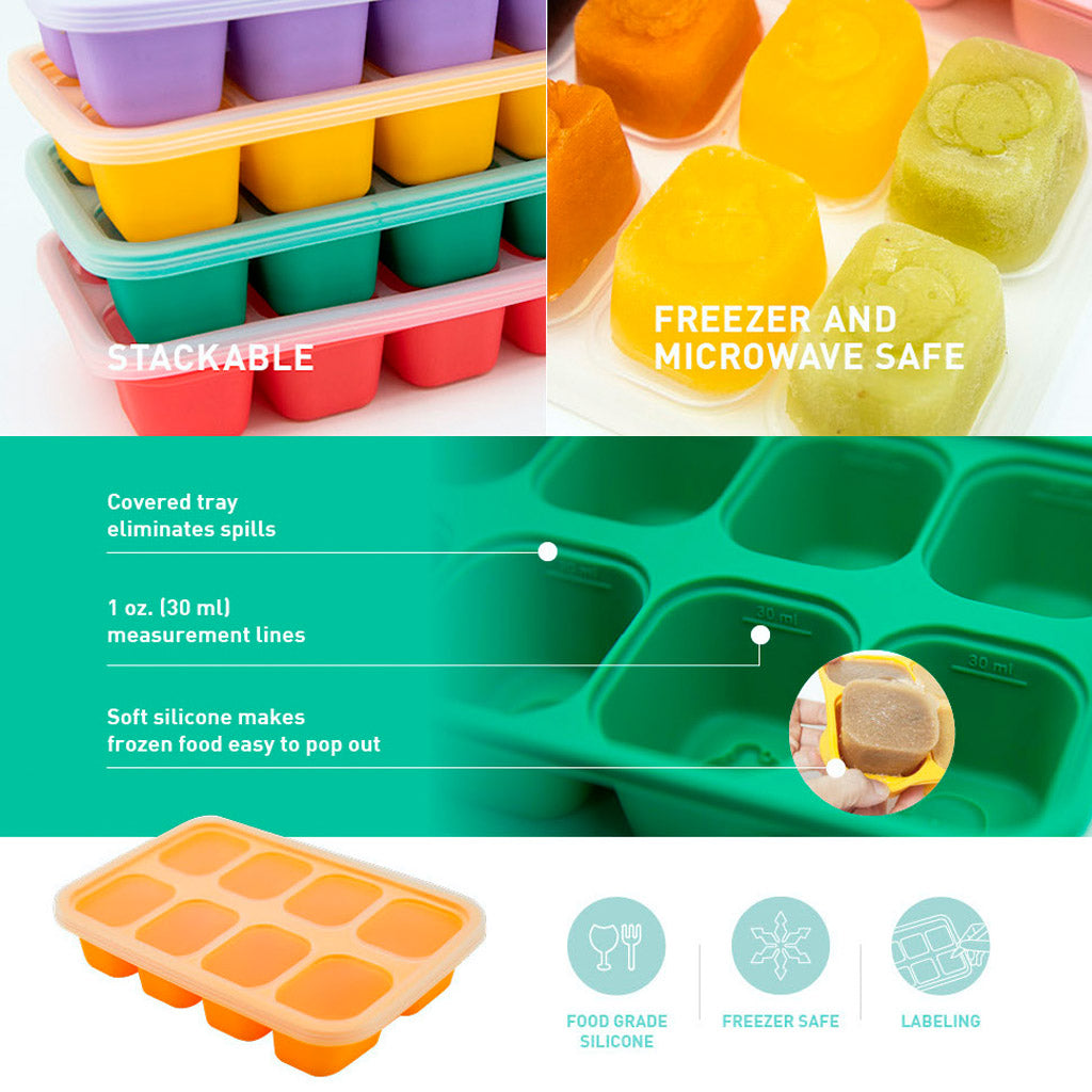 Marcus &amp; Marcus Food Cube Tray (1Oz x 8)