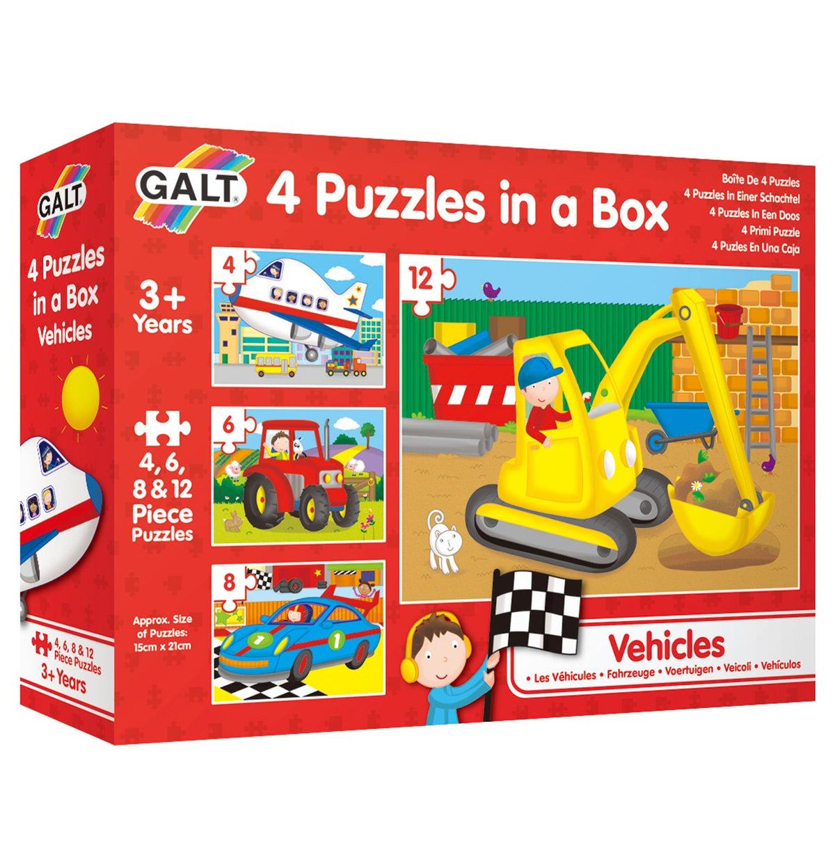 Galt 4 Puzzles In A Box