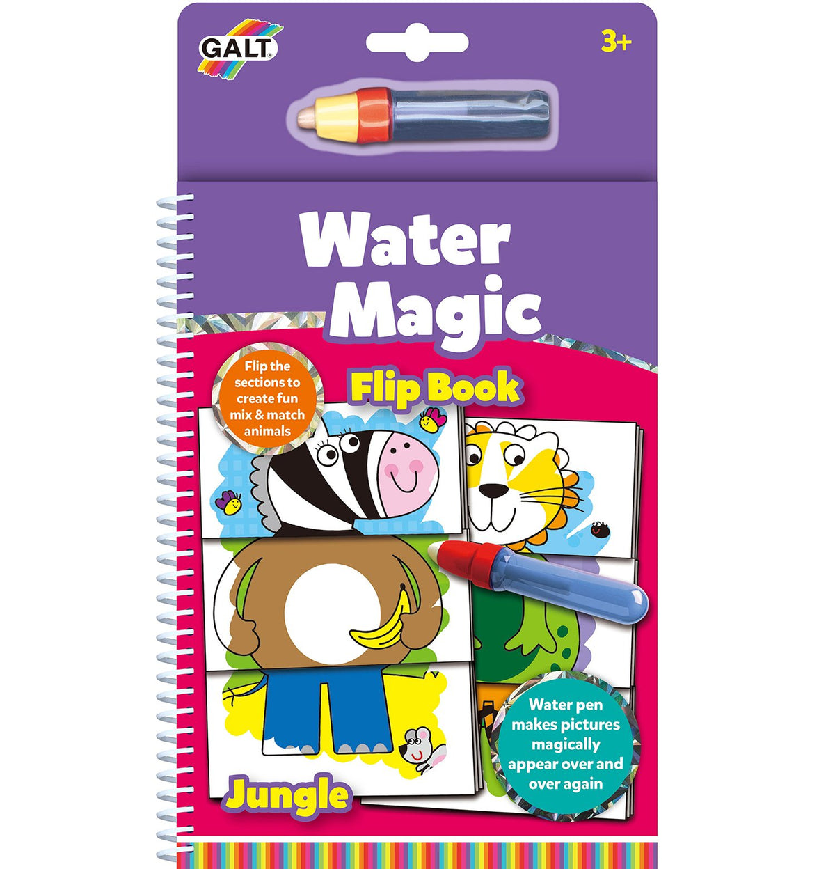 Water Magic Flip Book - Jungle - Galt