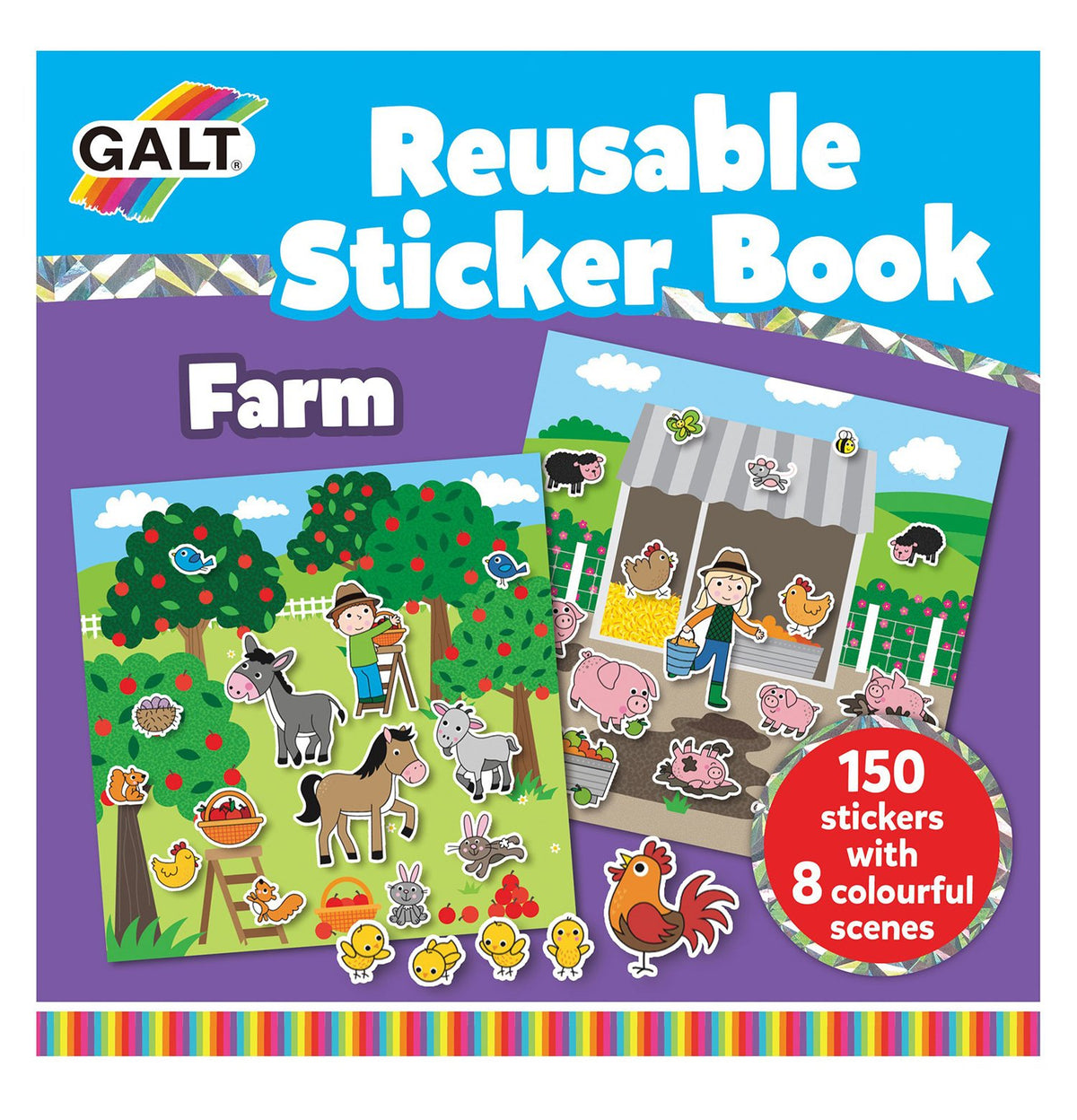 Reusable Sticker Books - Galt