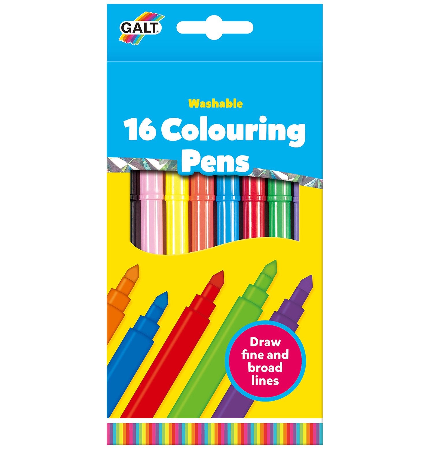 16 Colouring Pens - Galt