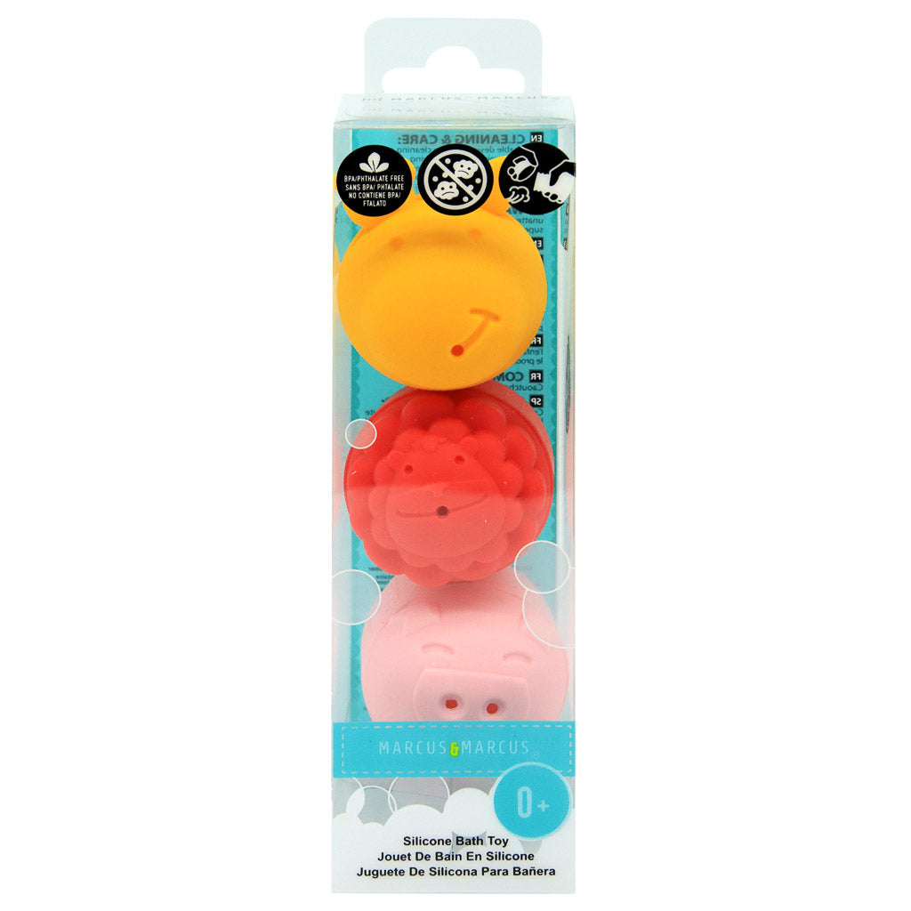 Marcus &amp; Marcus Silicone Bath Toys Character Squirt