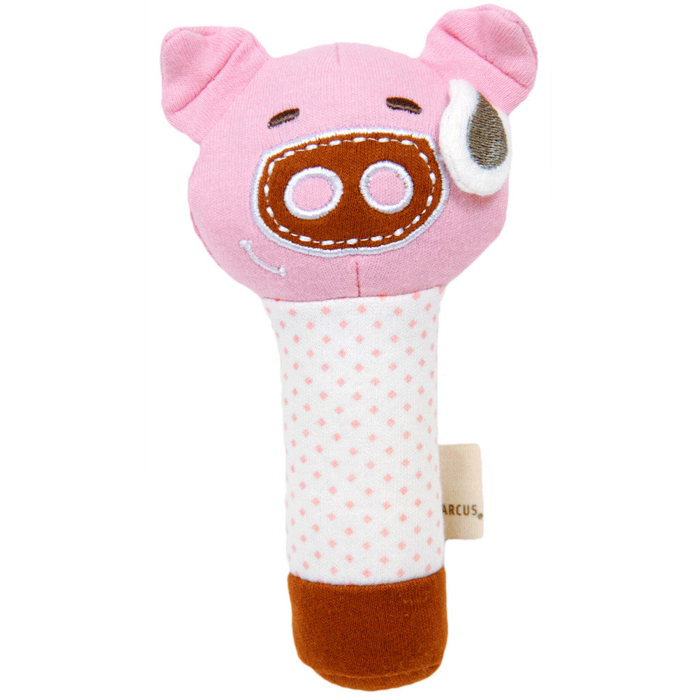 Marcus &amp; Marcus Organic Rattle - Piggy