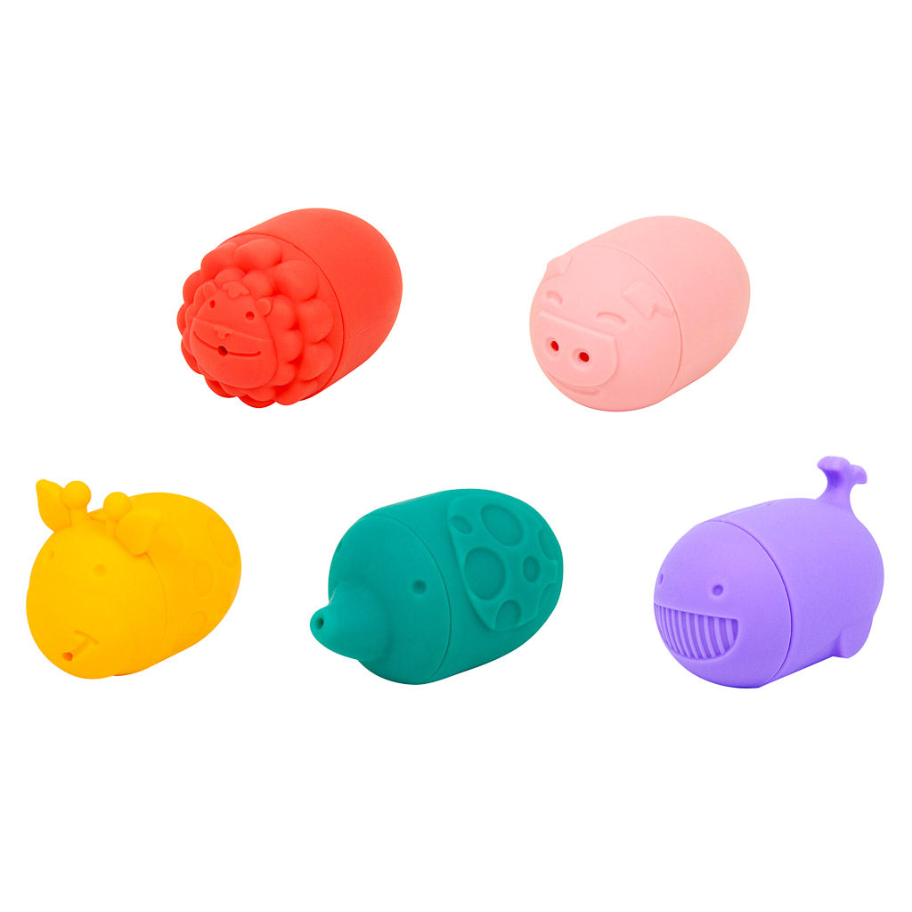 Marcus &amp; Marcus Silicone Bath Toys Character Squirt