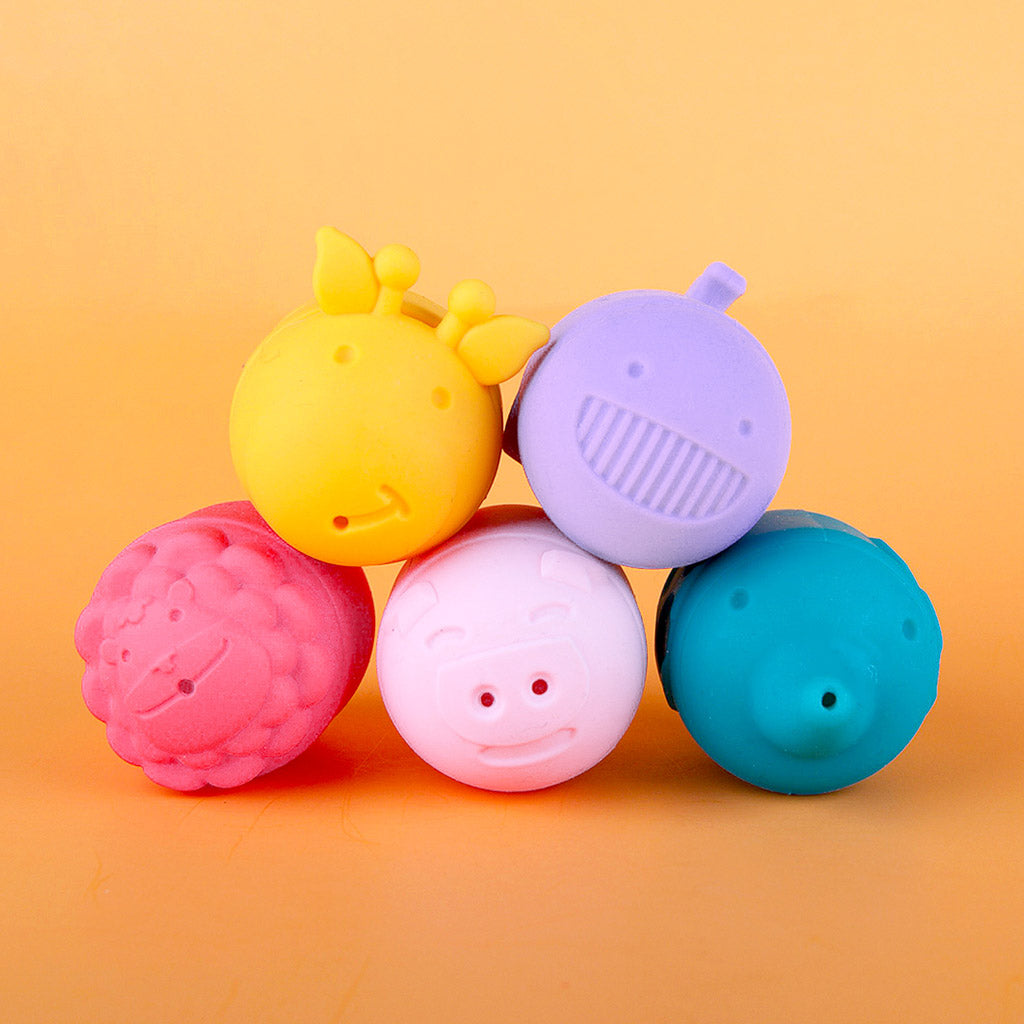 Marcus &amp; Marcus Silicone Bath Toys Character Squirt
