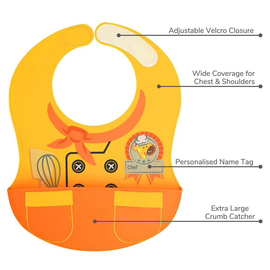 Marcus &amp; Marcus Creative Play Wide Coverage Bib