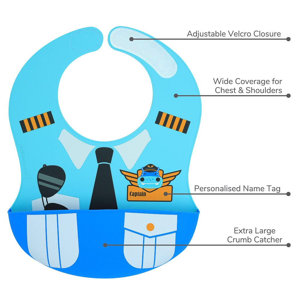 Marcus &amp; Marcus Creative Play Wide Coverage Bib