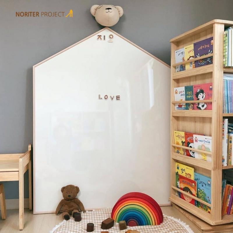 Noriterboard - Lillie Hus Board One Tone in Natural Wood (L size) - Beige/Ivory