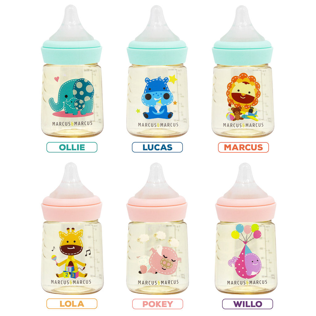 Marcus & Marcus PPSU Transition Feeding Bottle (180ml)