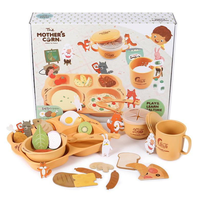 Mother&#39;s Corn Award Winning Play &amp; Learn Meal Time Set