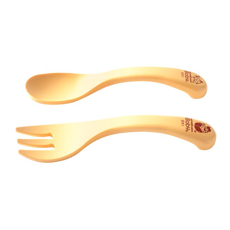 Mother&#39;s Corn Self Training Spoon &amp; Fork Set