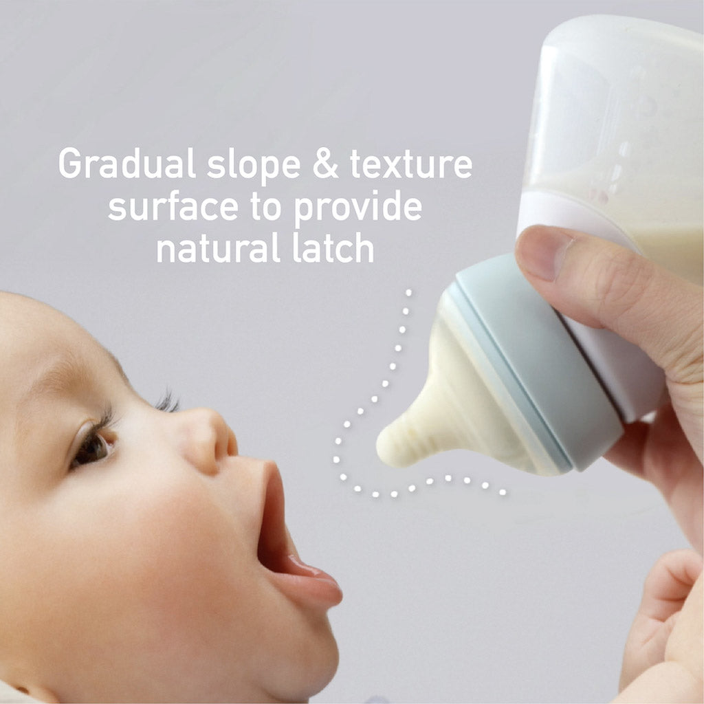 Marcus &amp; Marcus Silicone Angled Feeding Bottle &amp; Breast Pump