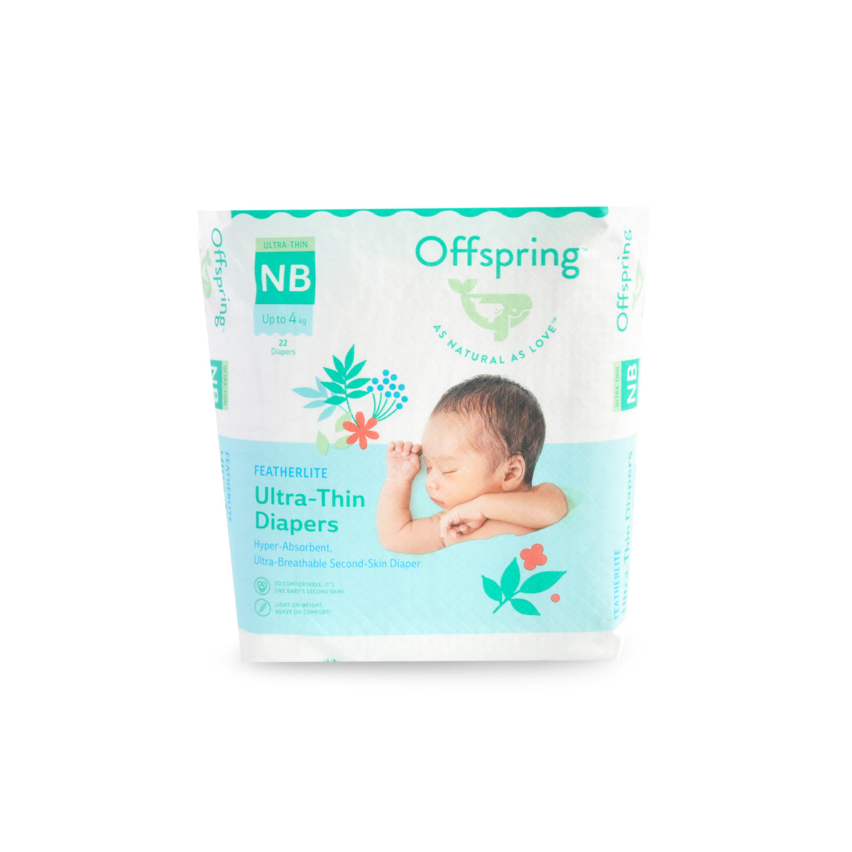 Offspring Ultra-Thin Newborn Diapers